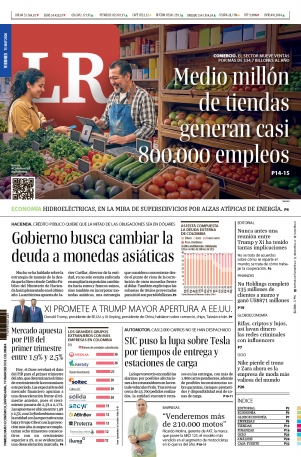 Portada de La República · 15 may 2026