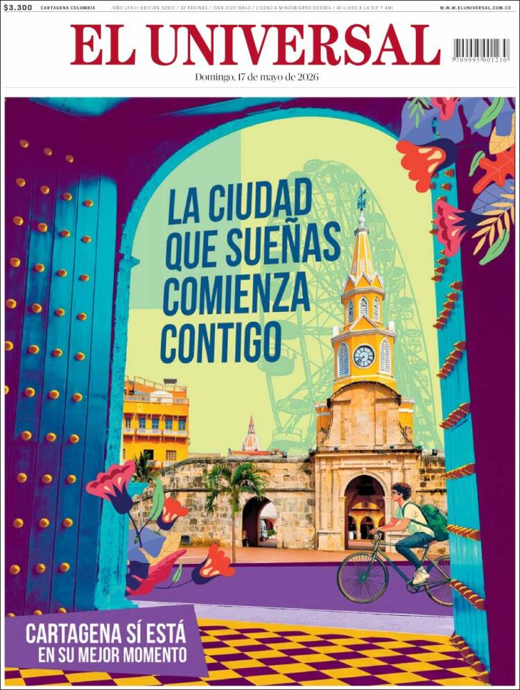 Portada de El Universal · 17 may 2026